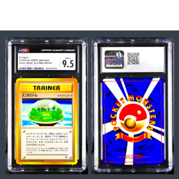 Ecogym graded Pokemon card - Picture 1 of 1